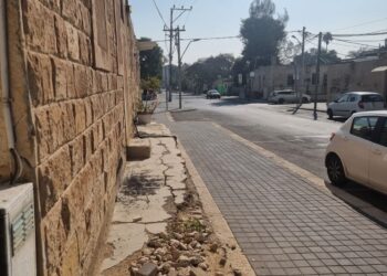 רחוב בעיר העתיקה באר שבע