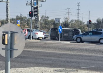תאונה בבאר שבע