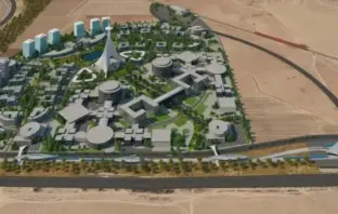 הדמיית המרכז הרפואי החדש בבאר שבע צילום יעד אדריכלים