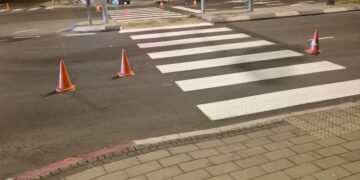 חידוש סימוני כבישים בבאר שבע
