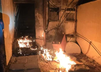 השריפה בבאר שבע קרדיט דוברות כבאות והצלה