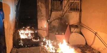השריפה בבאר שבע קרדיט דוברות כבאות והצלה