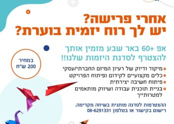 יזמות קרדיט עירית באר שבע