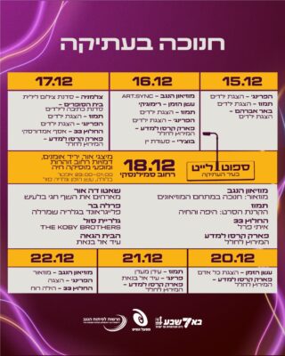 חנוכה בעיר העתיקה