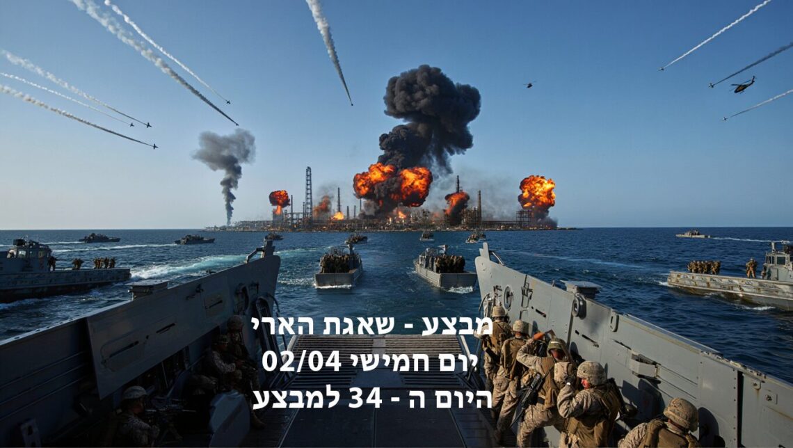 מבצע שאגת הארי יום חמישי היום ה - 34 למבצע