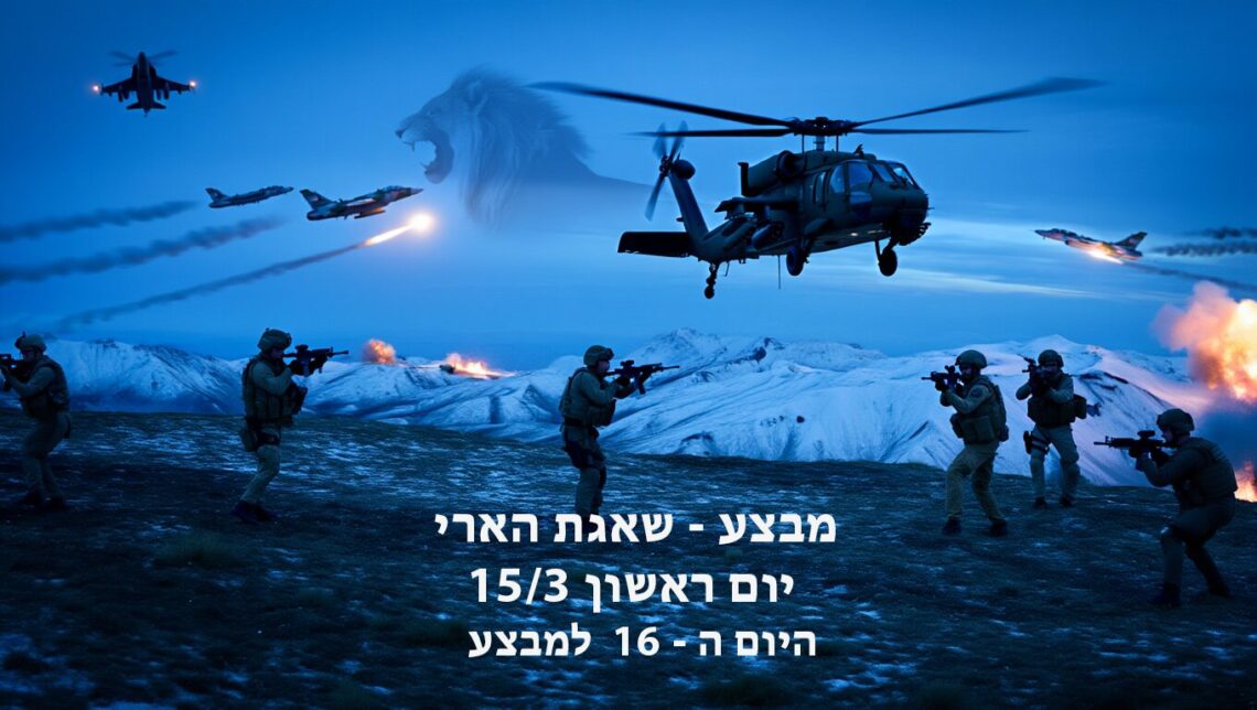 מבצע שאגת הארי יום ראשון היום ה - 16 למבצע