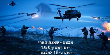 מבצע שאגת הארי יום ראשון היום ה - 16 למבצע