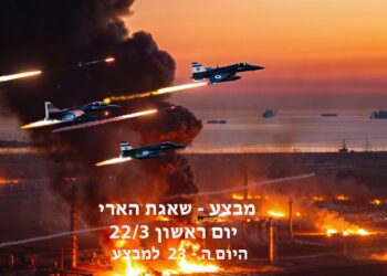 מבצע שאגת הארי יום ראשון היום ה - 23 למבצע