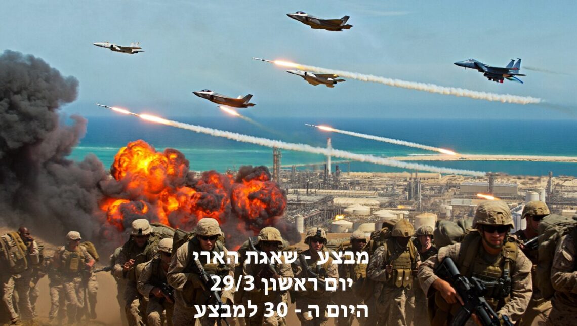 מבצע שאגת הארי יום ראשון היום ה - 30 למבצע