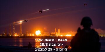 מבצע שאגת הארי יום שבת היום ה - 29 למבצע