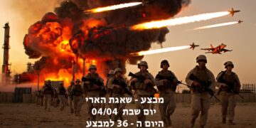 מבצע שאגת הארי יום שבת היום ה - 36 למבצע