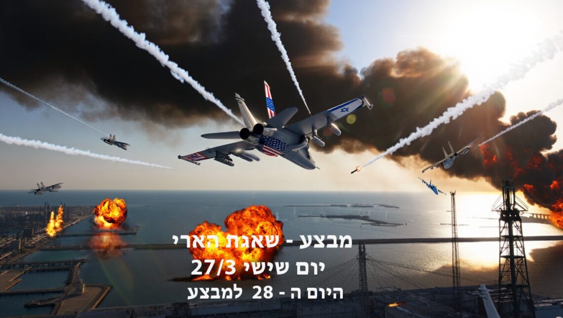 מבצע שאגת הארי יום שישי היום ה - 28 למבצע