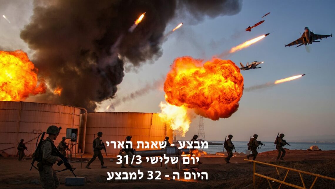 מבצע שאגת הארי יום שלישי היום ה - 32 למבצע