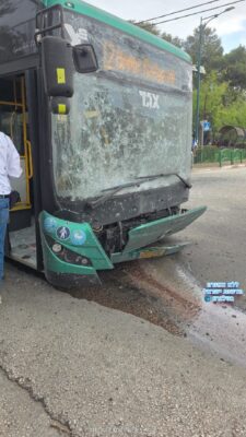 קרית שמונה פגיעה באוטובוס