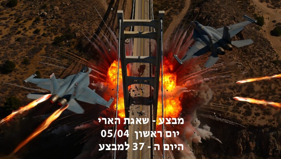 מבצע שאגת הארי יום ראשון היום ה - 37 למבצע