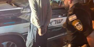 המעצר צילום- דוברות המשטרה